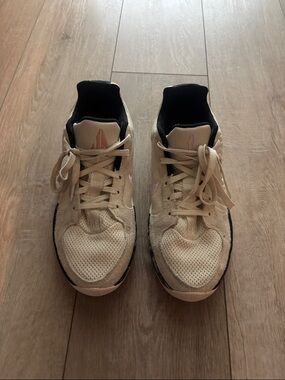 Nike Cream and Black Athletic Sneakers
